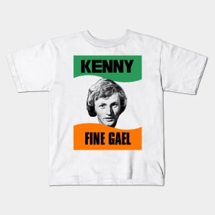 Enda Kenny / Fine Gael Retro Election Poster Kids T-Shirt